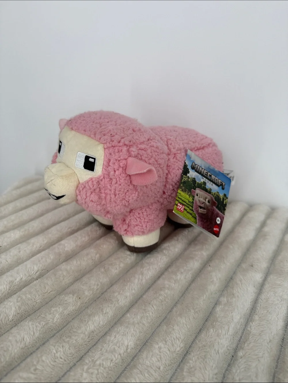 Minecraft Movie Pink Sheep 8” Plush